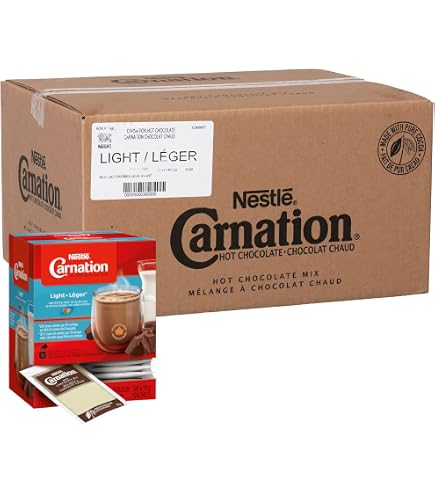 CARNATION Hot Chocolate, Hot Cocoa, Rich and Creamy Sachets, 6
